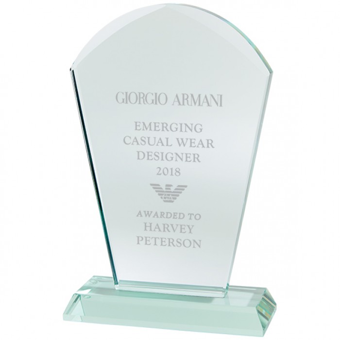 EXPLORER STAR JADE GLASS AWARD - 210MM - AVAILABLE IN 3 SIZES